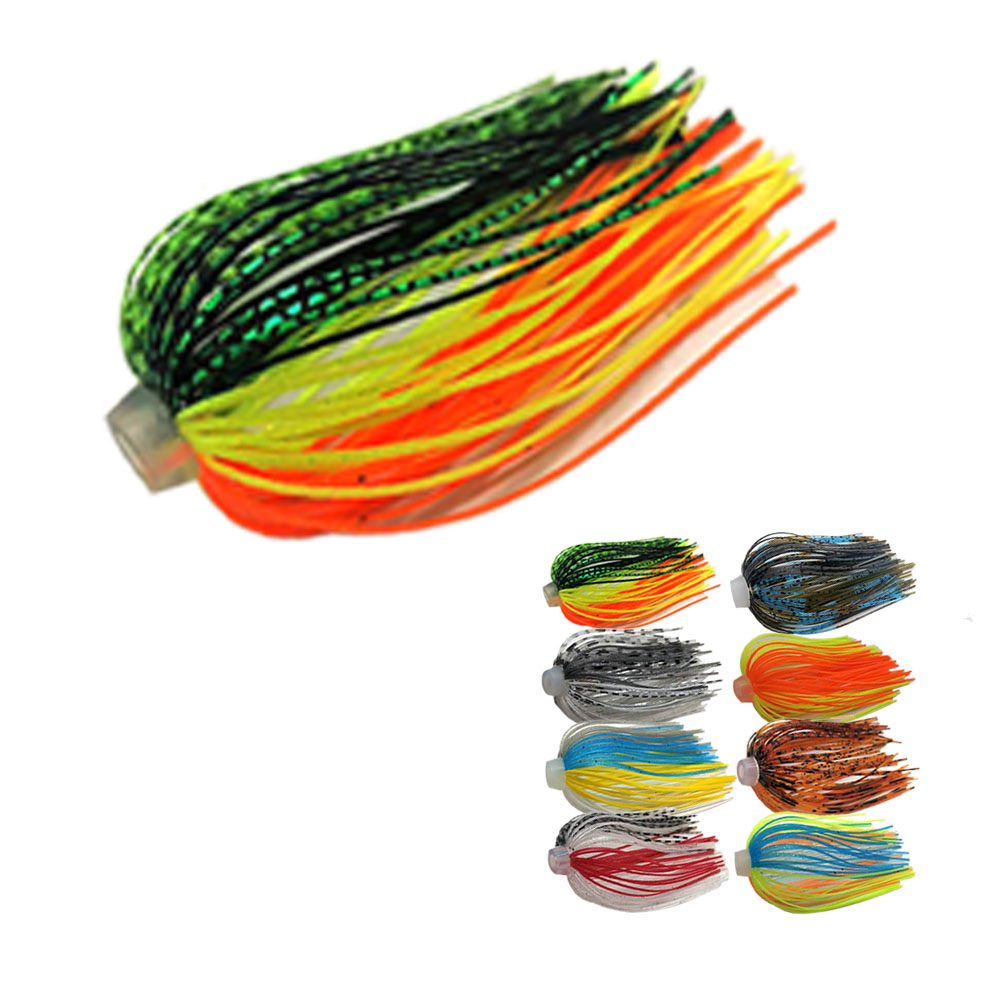 5 개/몫 88 가닥 64mm 실리콘 스커트 탄성 구멍 - Fishing Lure Spinner 리뷰 및 가격
