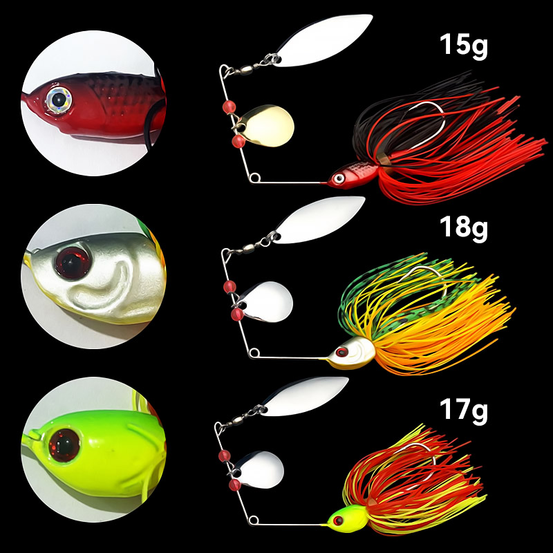 바주카포 15g 18g 스피너베이트 낚시 루어 와이어  - Fishing Lure Jerkbait 리뷰 및 가격