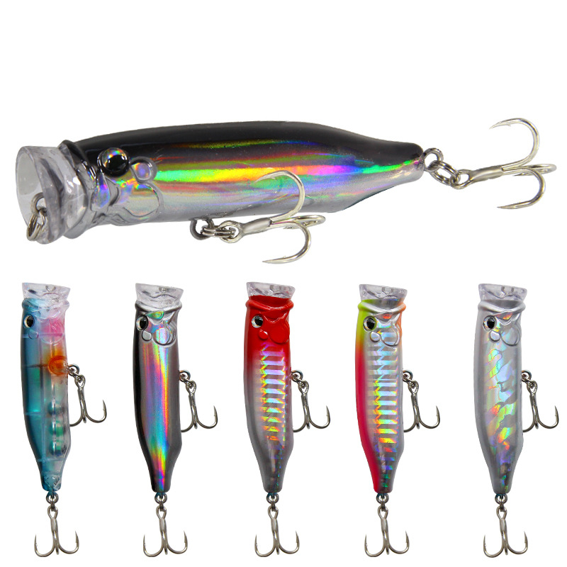 5Pcs 탑워터 포퍼 낚시 미끼 7cm 9.4g 퍼치  - Fishing Lure Topwater 리뷰 및 가격