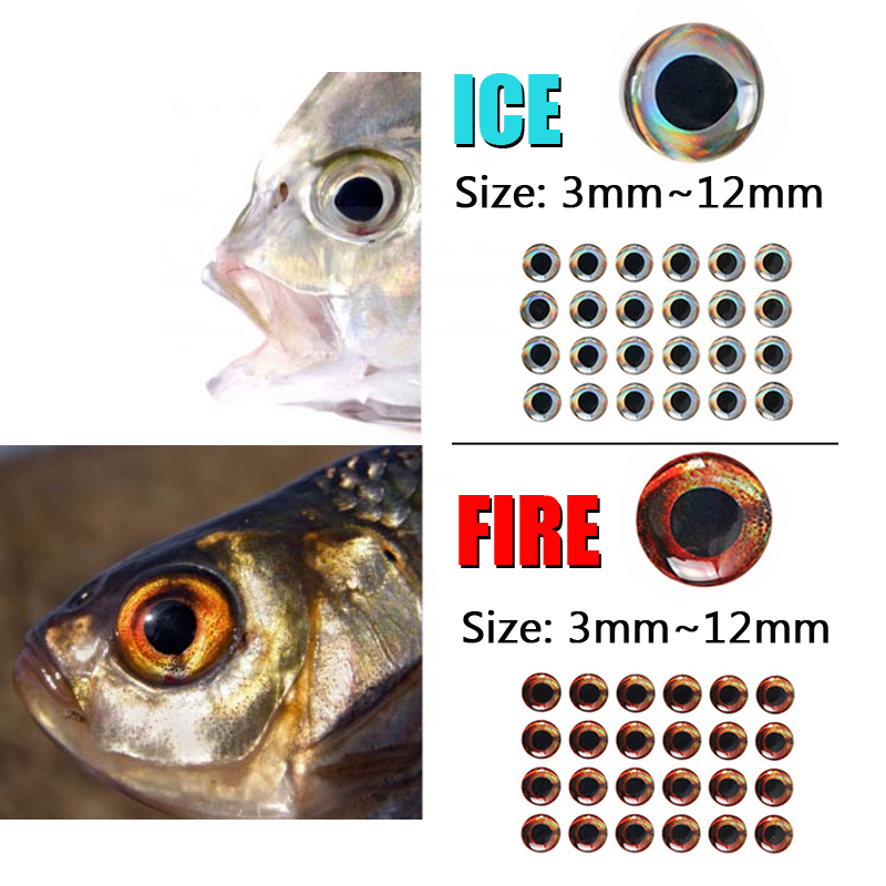 200개입 3D 실물 같은 시뮬레이션 에폭시 피쉬 아이 - Fishing Lure Topwater 리뷰 및 가격