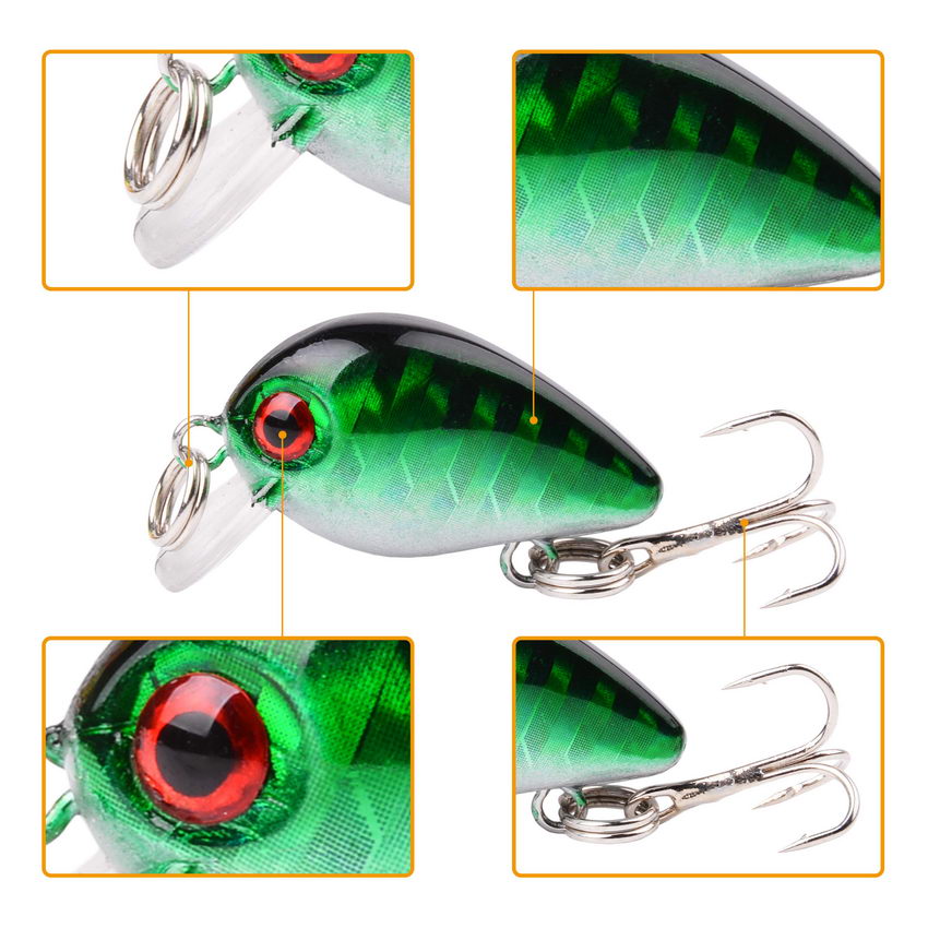 크레이지 워블러 미니 탑워터 크랭크베이트, 인공 일본  - Fishing Lure Topwater 리뷰 및 가격
